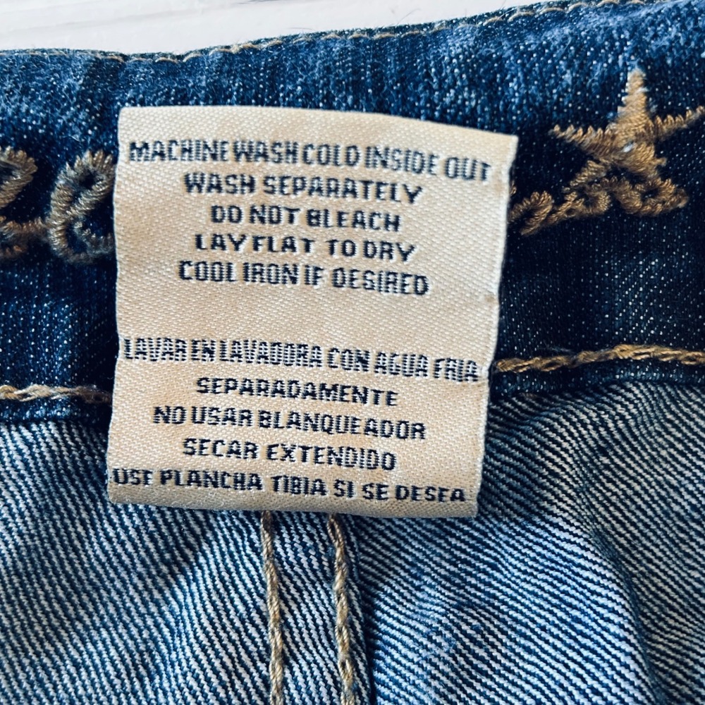 Bubblegum USA Women's Denim Capri Cropped Jeans Dark‎ Wash Size 7/8 - Picture 6 of 9